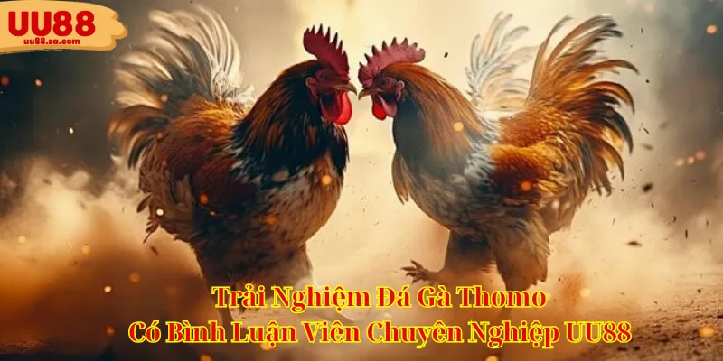 Trải Nghiệm Đá Gà Thomo Có Bình Luận Viên Chuyên Nghiệp UU88